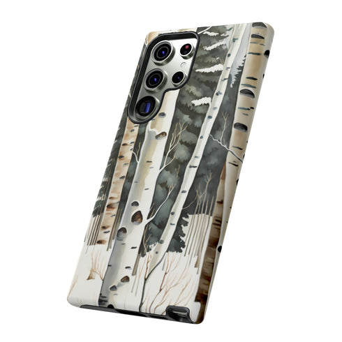 Winter Aspen Trunks - Impact Resistant Phone Case